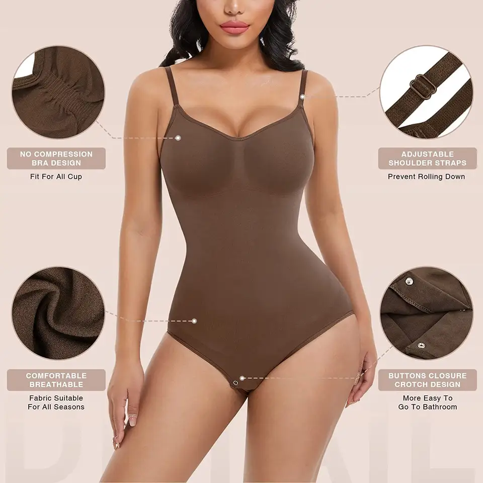 Women's Tight Fitting Seamless One-Piece Bodysuit Body Shaping